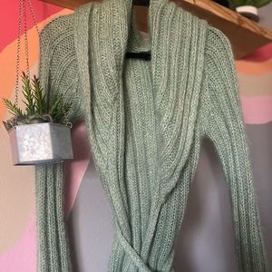 Bebe wrap tie sweater